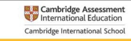 Cambridge Assessment International Education — Cambridge International School