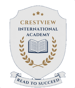 Crestview International Academy crest — Read to Succeed